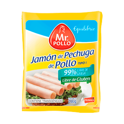 Jamón de pechuga de pollo 200 g